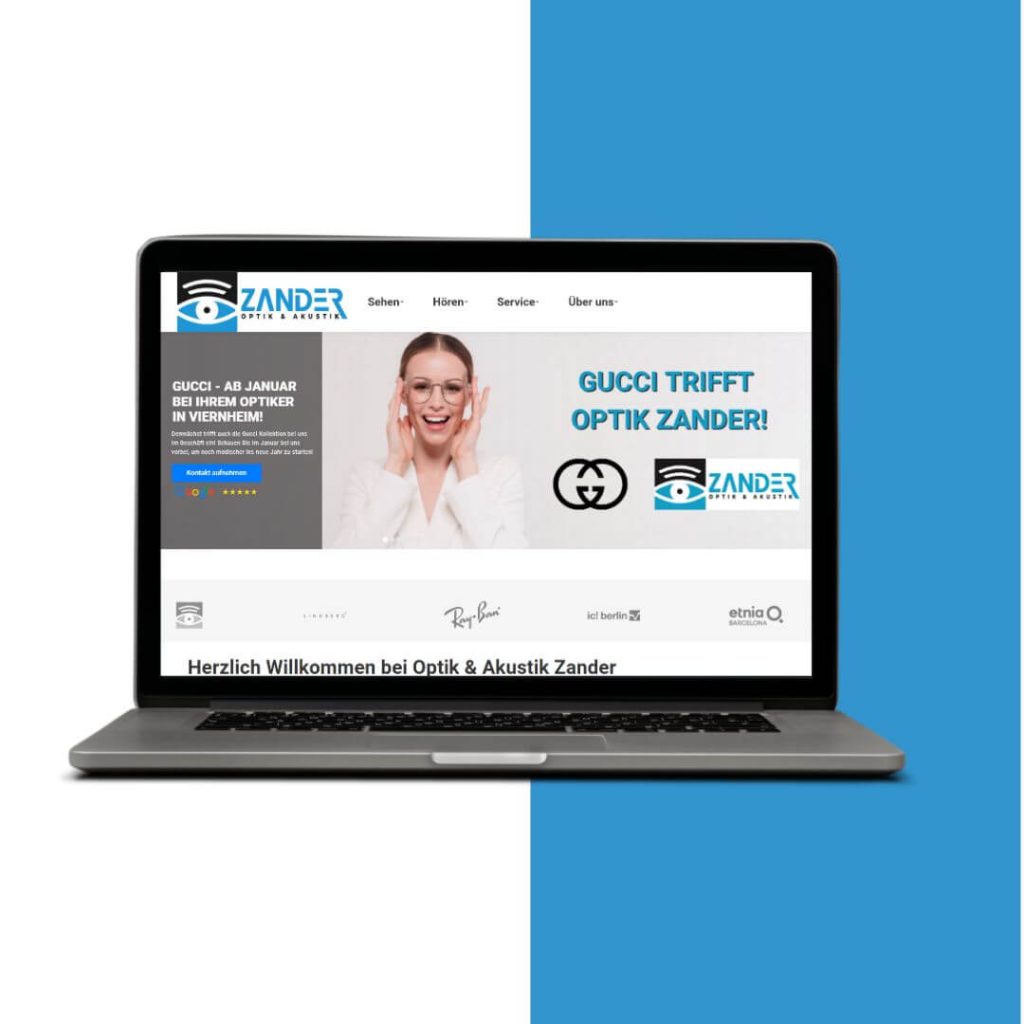 Webdesign Optiker