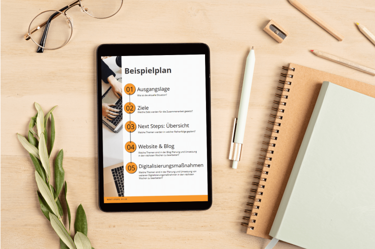 Projektplanung digitales Marketing