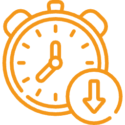 icon Uhr orange