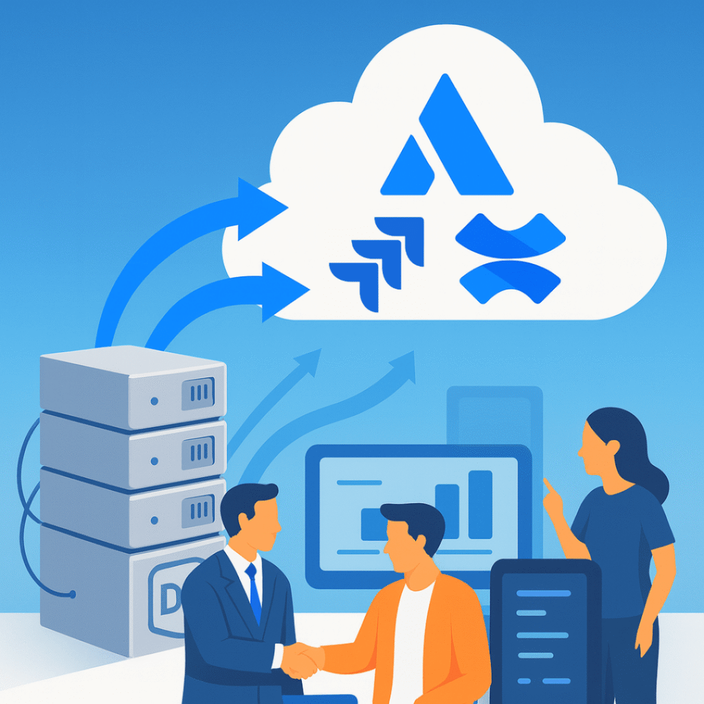 Atlassian Cloud Migartion für Confluence und Jira: Migration & Assurance – Rollout mit Plan, Schulung & Hypercare